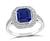 Estate 2.01ct Sapphire 0.60ct Diamond Engagement Ring