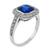 Sapphire Diamond Engagement Ring