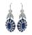 Sapphire Diamond Earrings