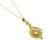 18k Gold Sapphire Pendant Necklace