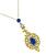 Sapphire Diamond Pendant Necklace