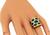 Oval Cut Sapphire Round Cut Diamond 18k Yellow Gold Ring