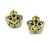 18k Gold Sapphire Diamond Earrings