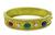 18k Gold Sapphire Emerald Ruby Bangle