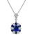 Estate 1.68ct Sapphire 0.81ct Diamond Pendant Necklace