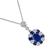 Sapphire Diamond Pendant Necklace