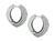 Round Cut Diamond 14k White Gold Earrings by Sonia B.