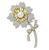 Pearl Diamond Pin Pendant