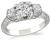 Estate 0.84ct Diamond Tacori Engagement Ring