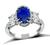 Estate Tacori 2.14ct Ceylon Sapphire Diamond Engagement Ring
