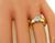 Round Brilliant Cut Diamond 18k Yellow Gold and Platinum Solitaire Engagement Ring by Tiffany & Co