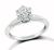 Tiffany 0.73ct Diamond Ring and Wedding Band Set