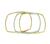 Tiffany Gehry Suite of 3 Gold Bangle