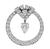 Estate Tiffany & Co GIA Certified 1.20ct Center Diamond 2.30ct Side Diamond Pin