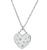 18k White Gold Diamond Heart Pendant Necklace by Tiffany & Co