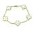 Estate  Mother of Pearl 5 Motifs Alhambra Style Bracelet