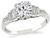 Estate GIA Certified 1.05ct Diamond Engagement Ring