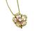 Diamond Enamel Gold Pendant