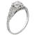 0.45ct Diamond Art Deco Engagement Ring