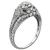 0.50ct Diamond Art Deco Engagement Ring