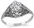Edwardian 0.51ct Diamond Engagement Ring