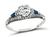Vintage 0.76ct Diamond Engagement Ring