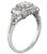 0.86ct Diamond Art Deco Engagement Ring