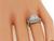 Art Deco Old Mine Cut Diamond Platinum Engagement Ring