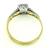 14k Yellow and White Gold 1.11ct Diamond Engagement Ring