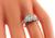 Vintage Old Mine Cut Diamond Platinum Engagement Ring