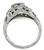 1.25ct Diamond Art Deco Engagement Ring