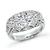 Art Deco 1.30ct Center Diamond 0.80ct Side Diamond Ring