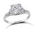 Art Deco 1.33ct Diamond Platinum Engagement Ring