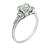 1.33ct Diamond Art Deco Engagement Ring