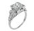 1.53ct Diamond Art Deco Engagement Ring