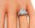 Art Deco Old Mine Cut Diamond Platinum Engagement Ring