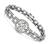 Art Deco 1.80ct Center Diamond 3.50ct Side Diamond Platinum Bracelet