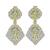 Vintage 10.00ct Diamond Gold Dangling Earrings