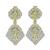 Vintage 10.00ct Diamond Gold Dangling Earrings