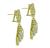 Diamond Gold Vintage Dangling Earrings