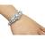 1950s Round Pear Marquise and Baguette Cut Diamond Platinum Cover Watch Bracelet