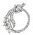 1950s 2.50ct Diamond Platinum Pin / Pendant