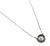 Platinum and Silver Diamond Pendant Necklace