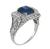 Sapphire Diamond Engagement Ring