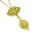 18k Gold Diamond Sapphire Necklace
