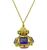 Victorian 35.00ct Amethyst Gold Lantern Pendant Necklace