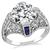 Vintage GIA Certified 2.52ct Diamond Engagement Ring