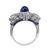 Antique Kashmir Sapphire Diamond Ring