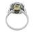 Platinum Diamond Citrine Ring