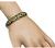 1960s Round Cut Diamond 18k Yellow Gold Bangle
